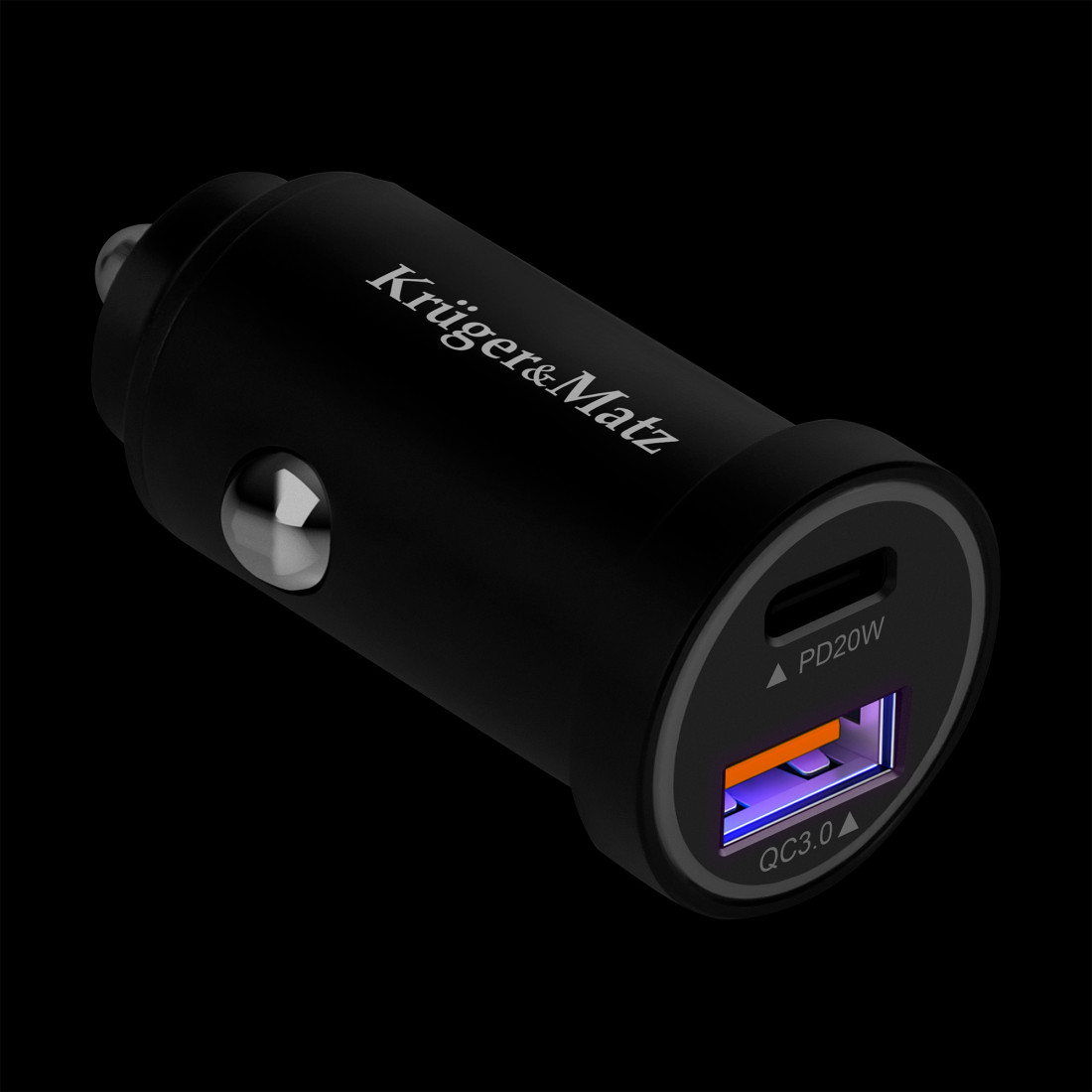 INCARCATOR AUTO USB-A / TYPE C QC PD 38W KRUGER&MATZ
