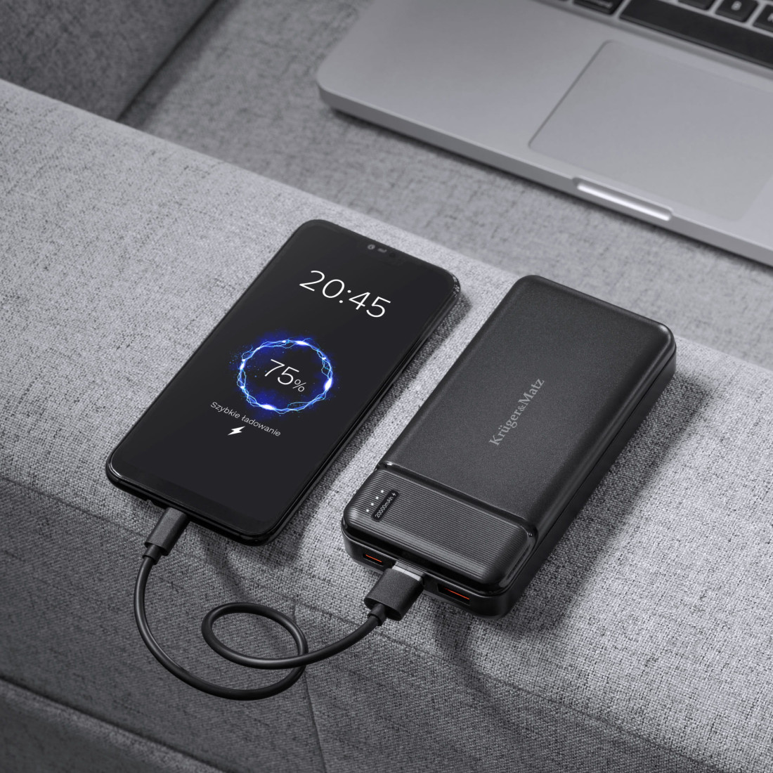 POWER BANK 20000MAH LI-POL QC 3.0 PD 3.0 KRUGER&MATZ