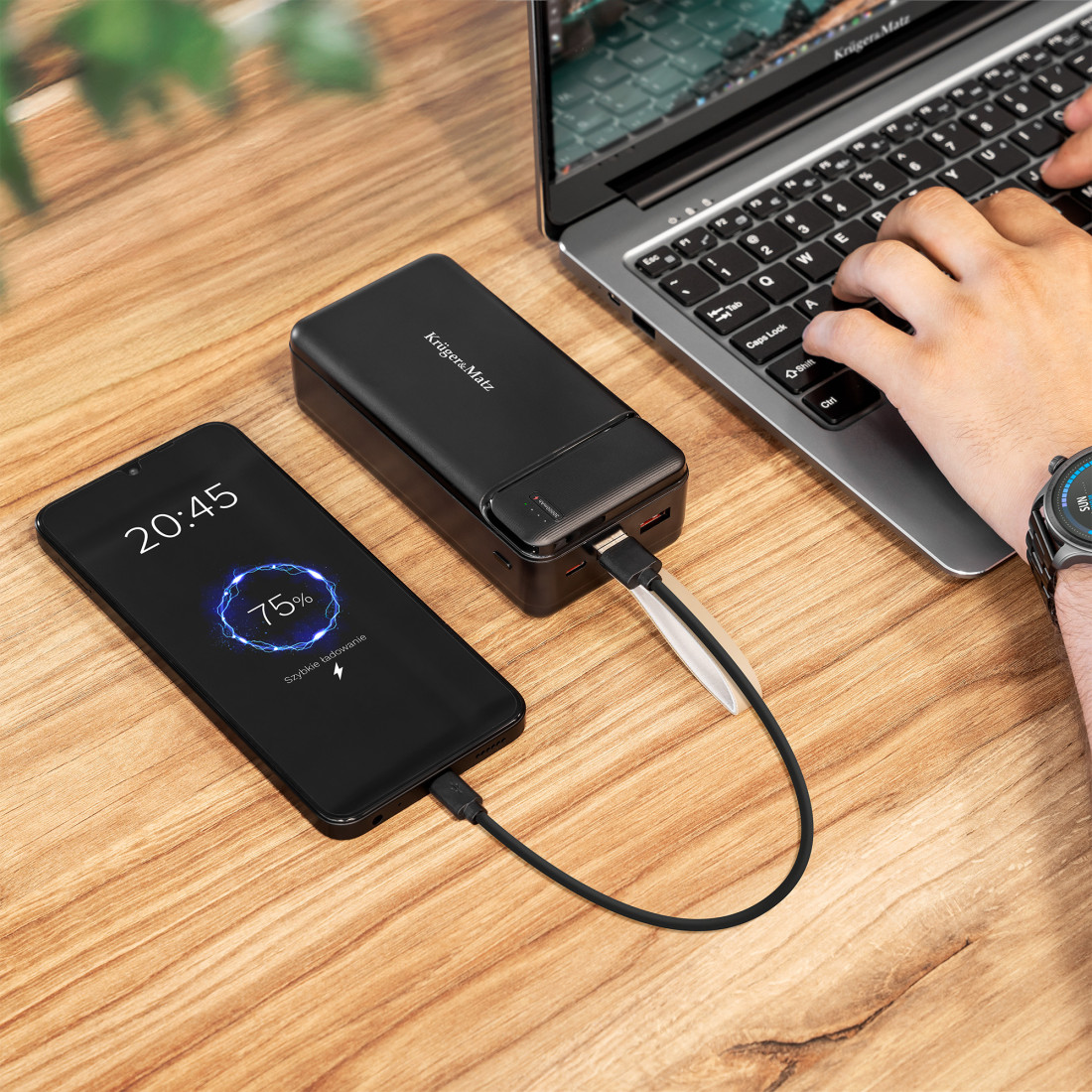 POWER BANK 30000MAH LI-POL KRUGER&MATZ