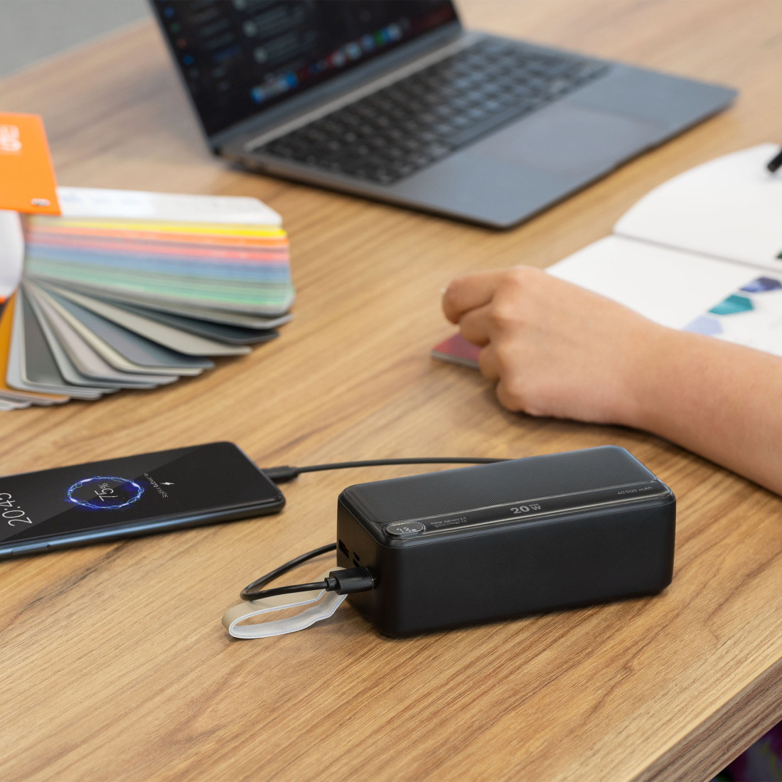 POWER BANK 40000MAH LI-ION QC PD KRUGER&MATZ