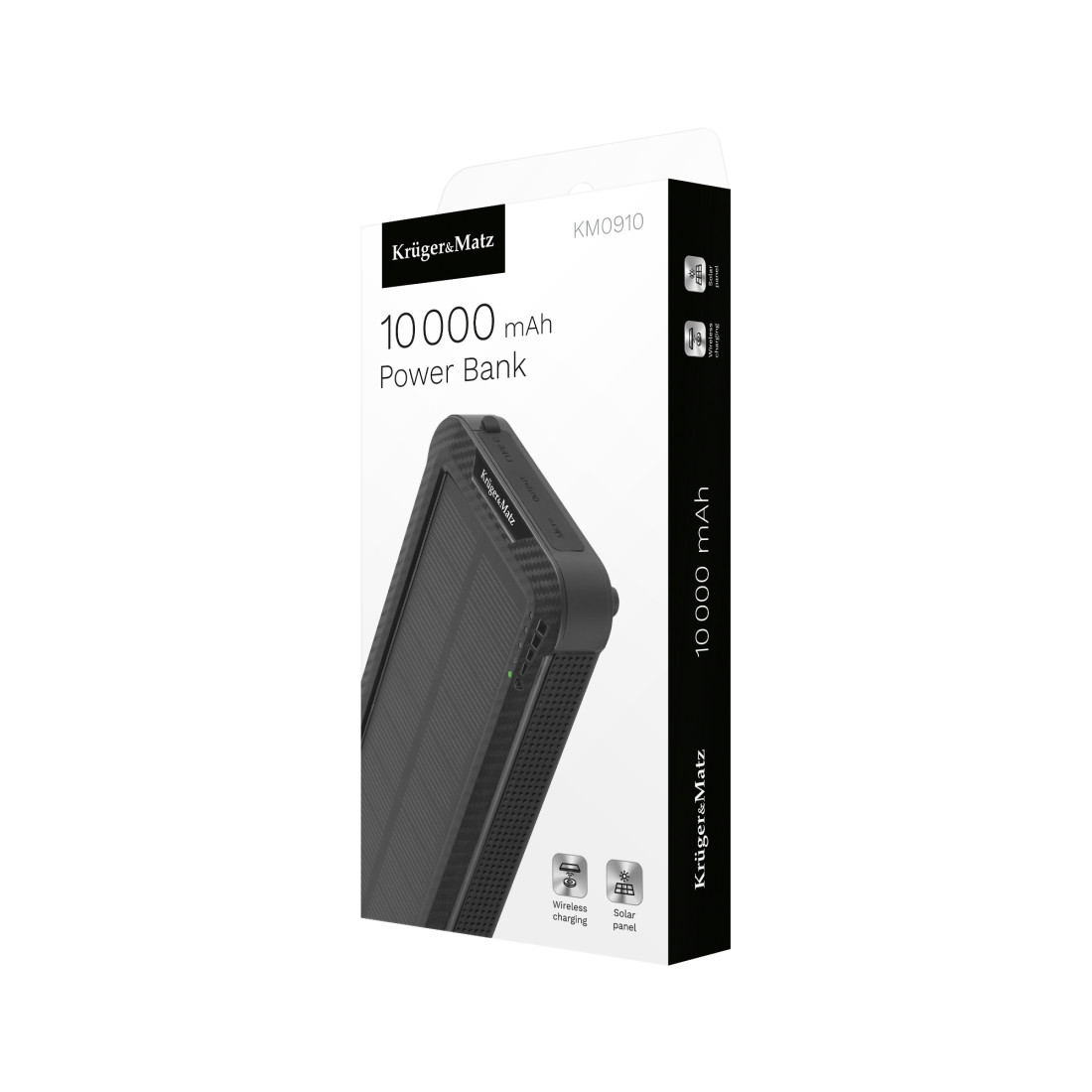 POWER BANK SOLAR 10000 MAH LI-POL KRUGER&MATZ