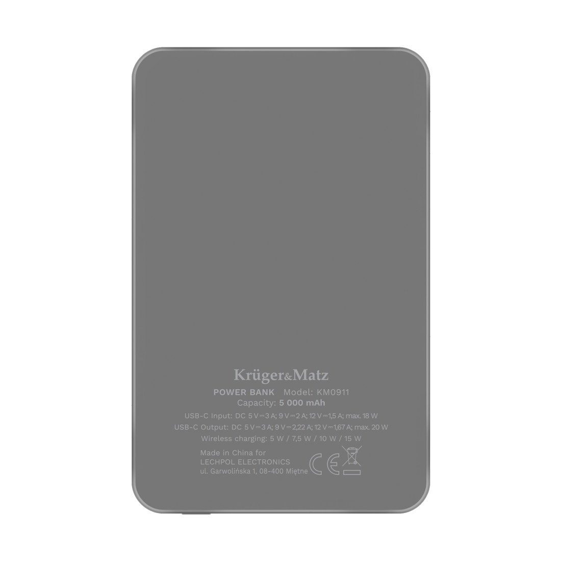 POWER BANK 5000 MAH MAG SAFE KRUGER&MATZ