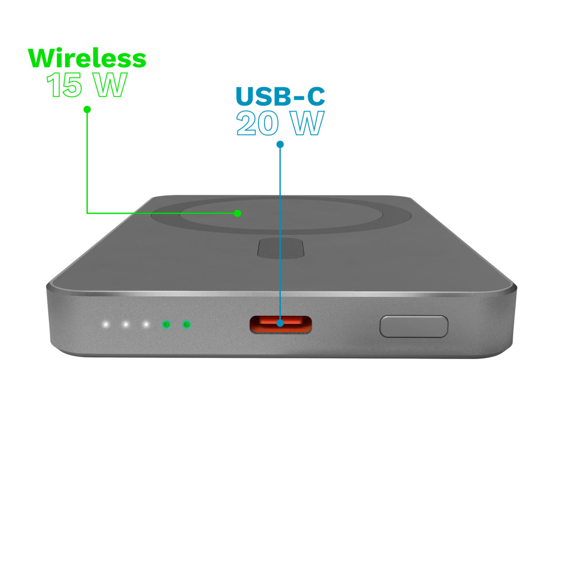 POWER BANK 5000 MAH MAG SAFE KRUGER&MATZ