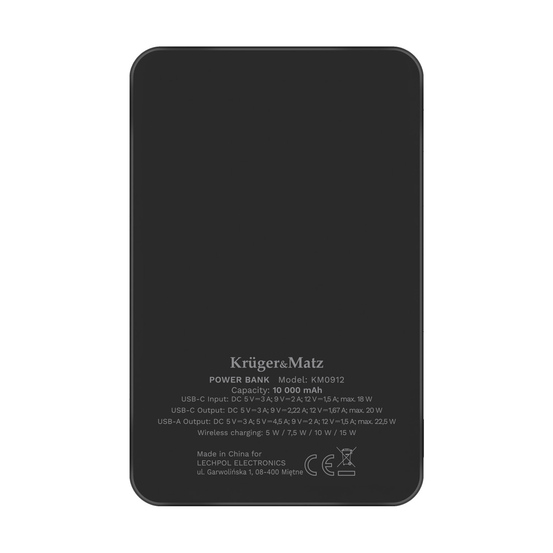 POWER BANK 10000 MAH MAG SAFE KRUGER&MATZ
