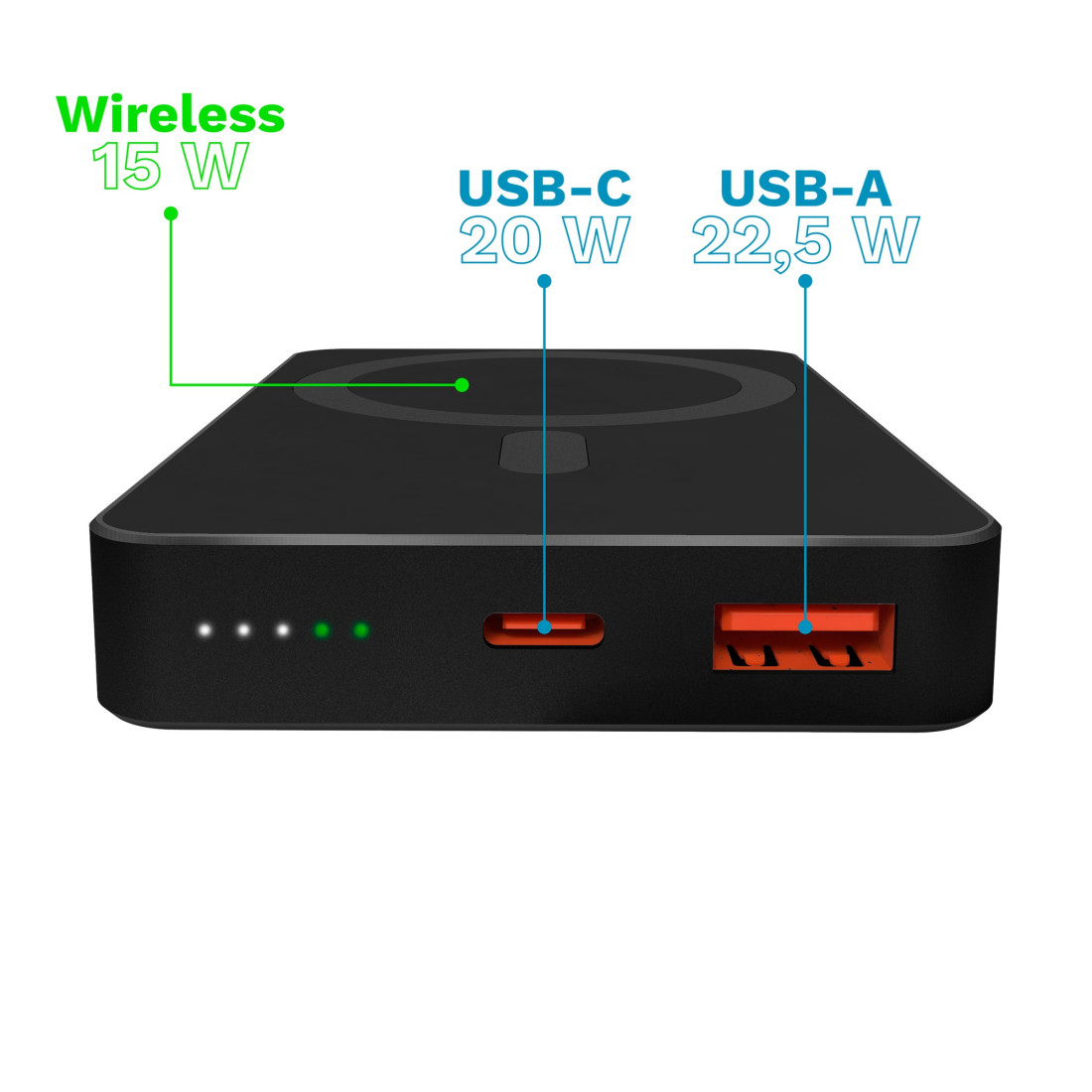 POWER BANK 10000 MAH MAG SAFE KRUGER&MATZ