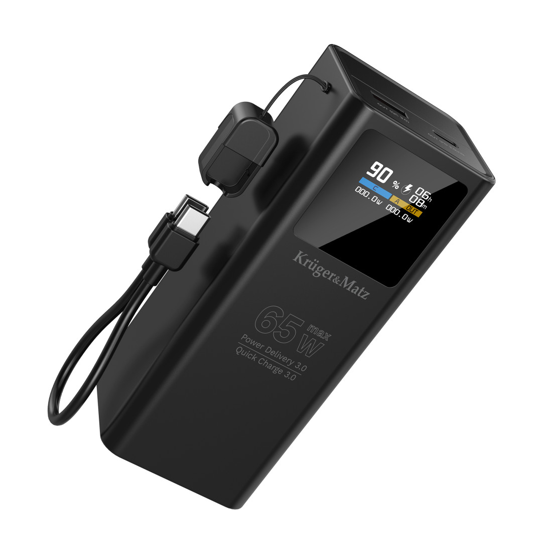 POWER BANK 20000 MAH LI-ION 65W QC PD KRUGER&MATZ