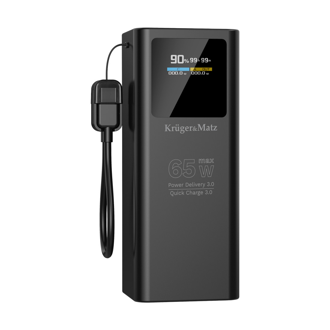 POWER BANK 20000 MAH LI-ION 65W QC PD KRUGER&MATZ