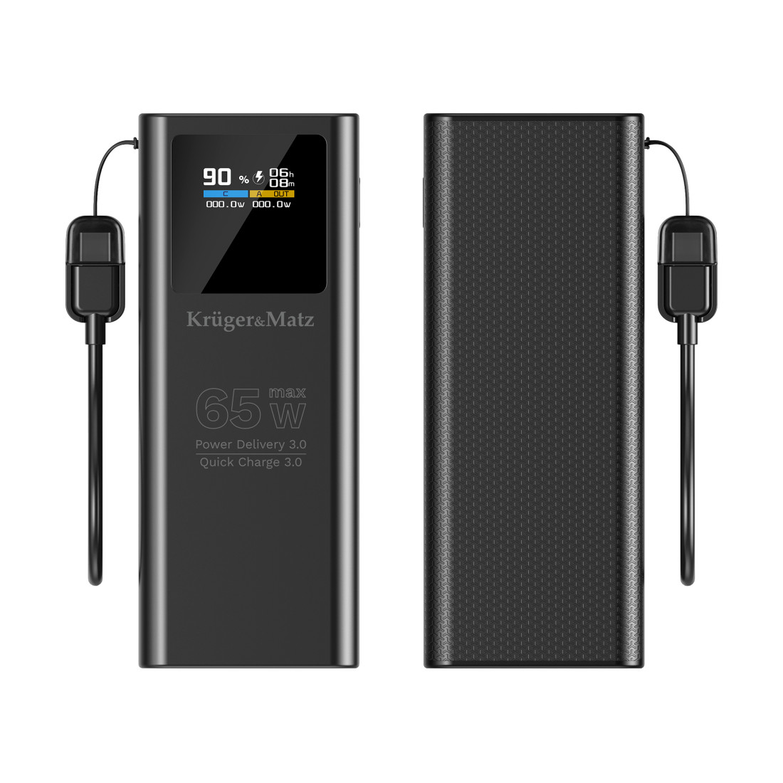 POWER BANK 20000 MAH LI-ION 65W QC PD KRUGER&MATZ