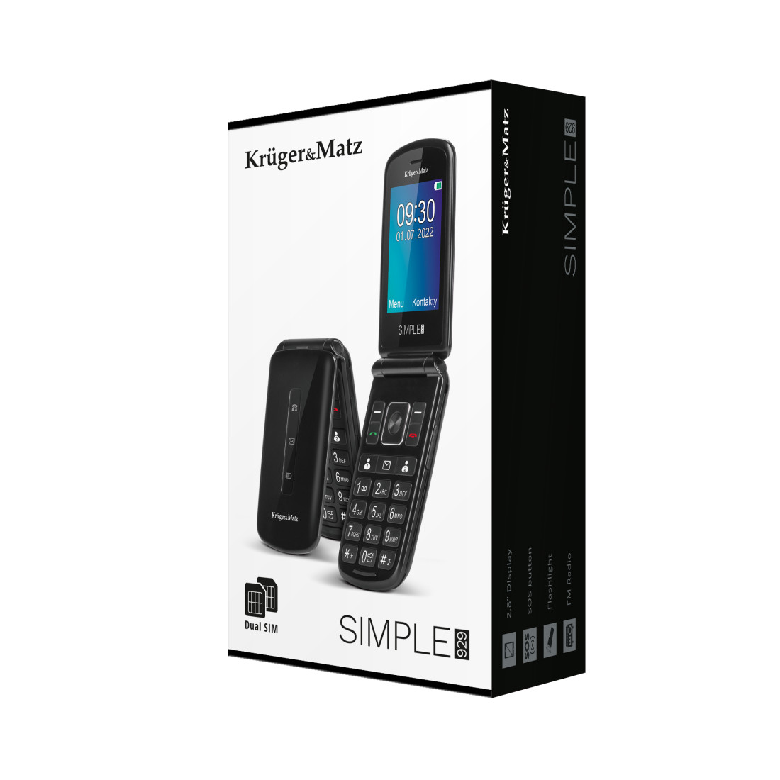 TELEFON GSM SENIORI 929 BUTON SOS KRUGER&MATZ