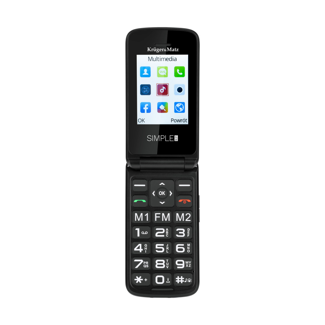 TELEFON GSM SENIORI BUTON SOS 931 KRUGER&MATZ