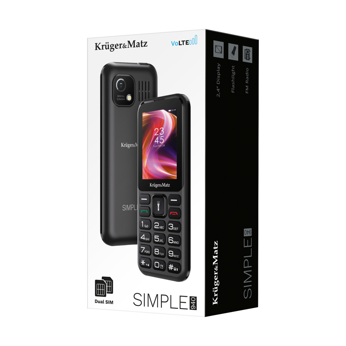 TELEFON GSM 4G SIMPLE KRUGER&MATZ