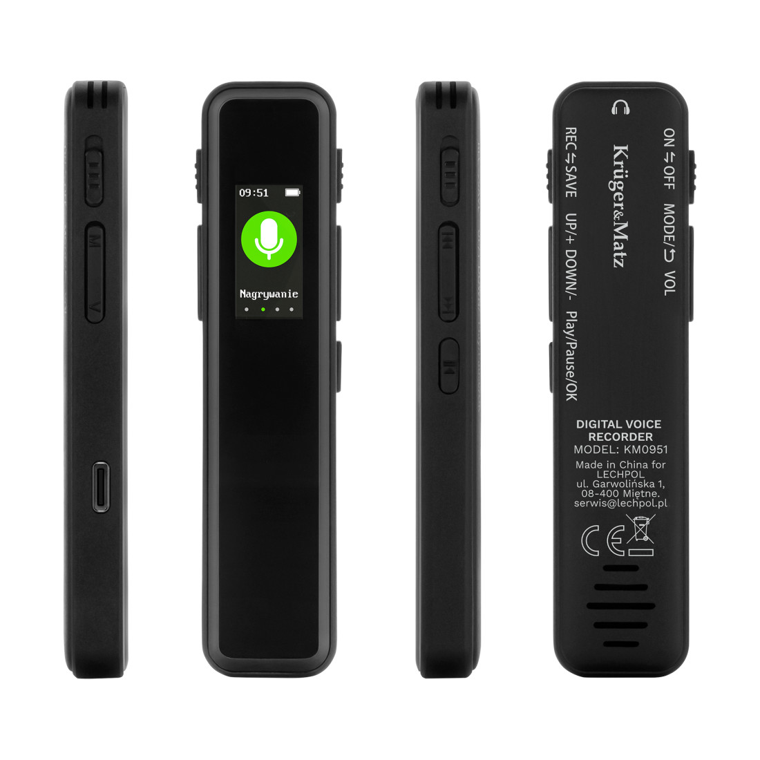 REPORTOFON DIGITAL 8GB 230MAH KRUGER&MATZ