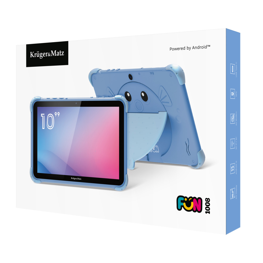 TABLETA COPII ANDROID 10 INCH FUN 1008 KRUGER&MATZ