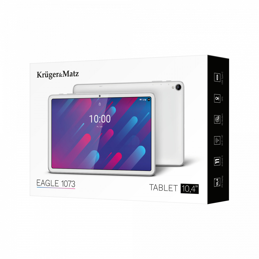 TABLETA 4G LTE 8GB 128GB ANDROID11 KRUGER&MATZ