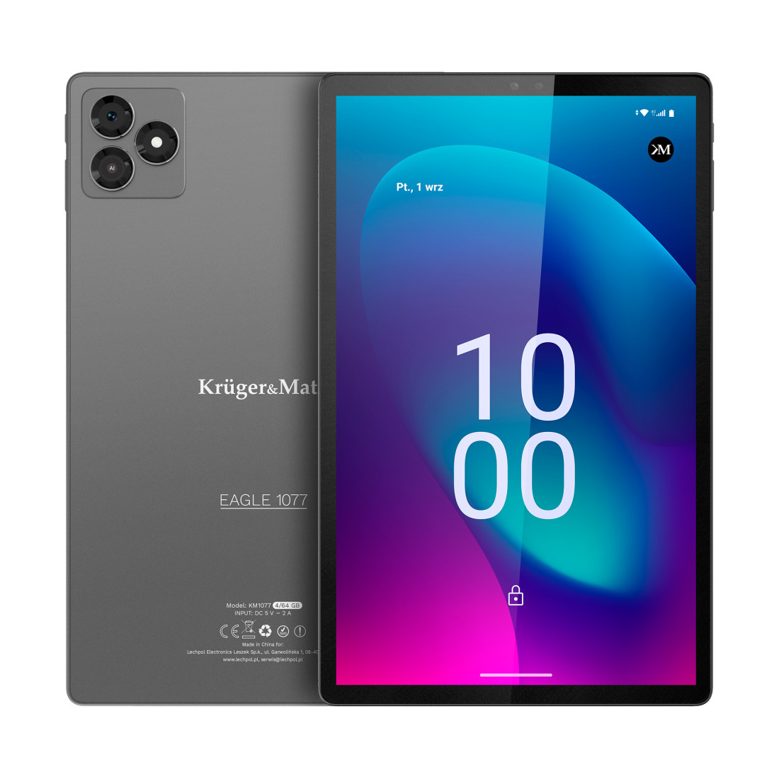 TABLETA 4G 4GB 64GB ANDROID 15 KRUGER&MATZ