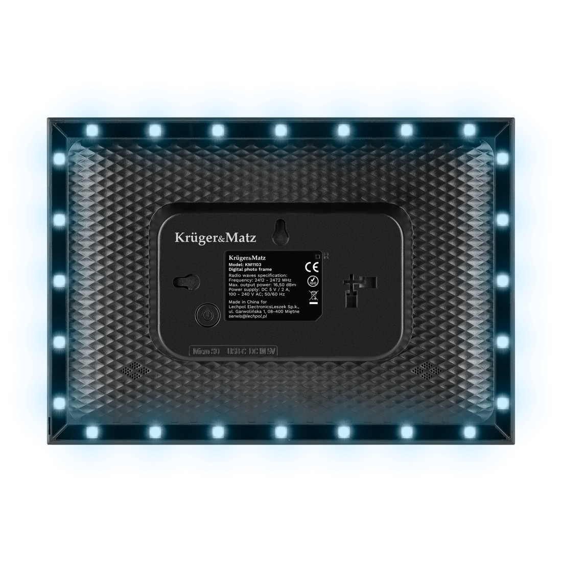 RAMA FOTO DIGITALA WIFI 10.1 FRAMEO AMBILIGHT KRUGER&MA