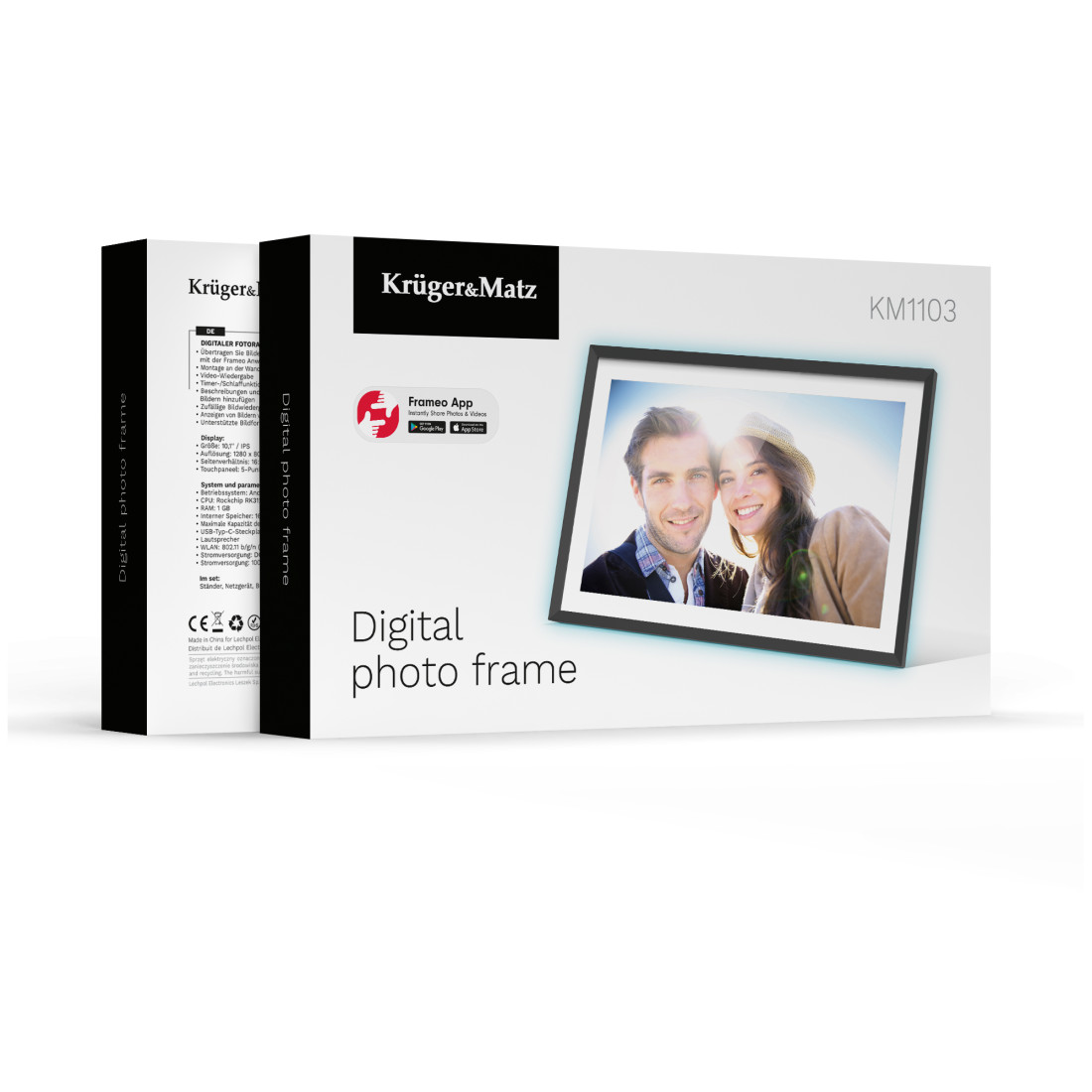 RAMA FOTO DIGITALA WIFI 10.1 FRAMEO AMBILIGHT KRUGER&MA