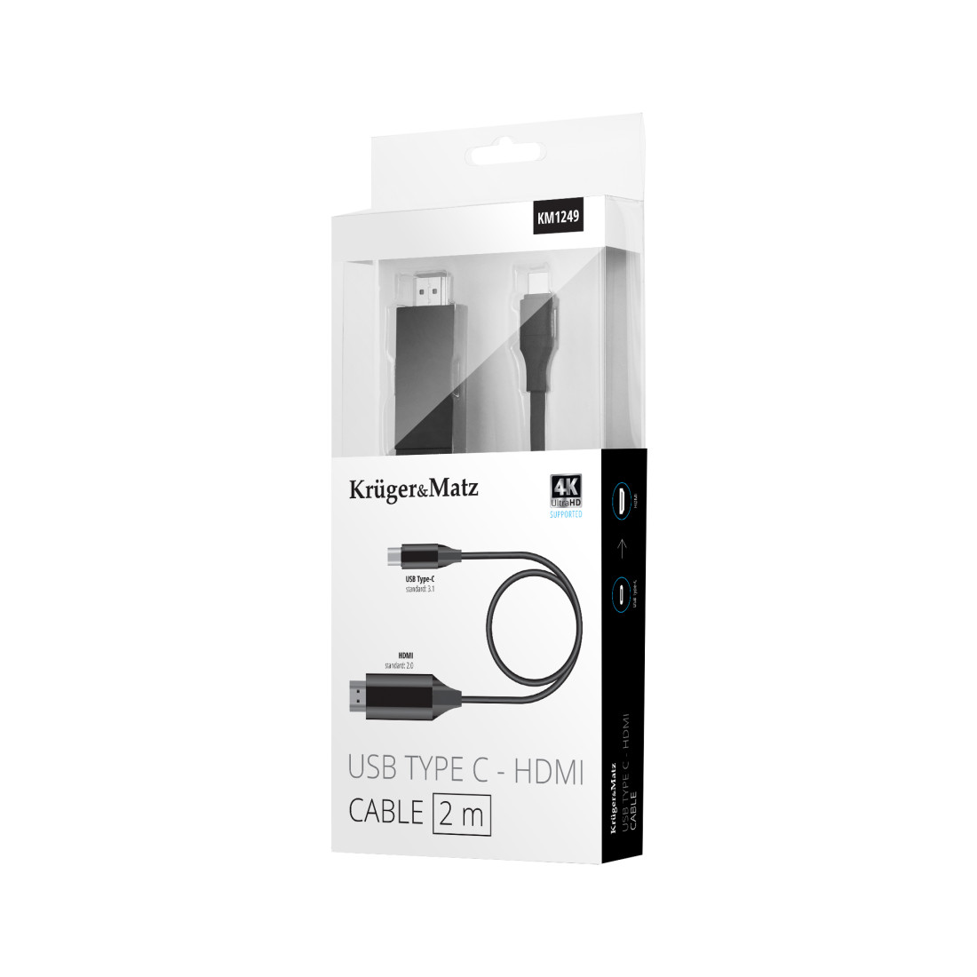 CABLU HDMI - USB TIP C 2M KRUGER&MATZ