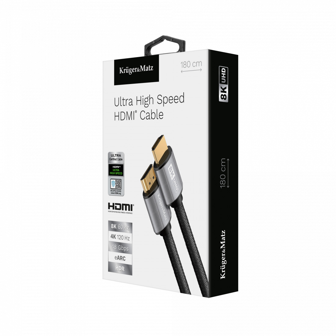 CABLU HDMI - HDMI 8K V 2.1 1.8M KRUGER&MATZ