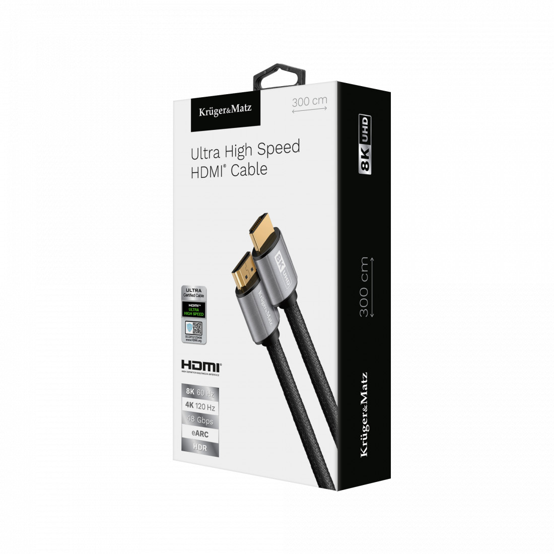 CABLU HDMI - HDMI 8K V 2.1 3M KRUGER&MATZ
