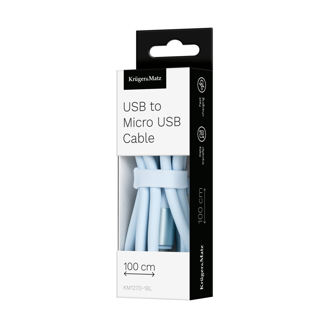 CABLU SILICON USB-MICRO USB 1M BASIC KRUGER&MATZ