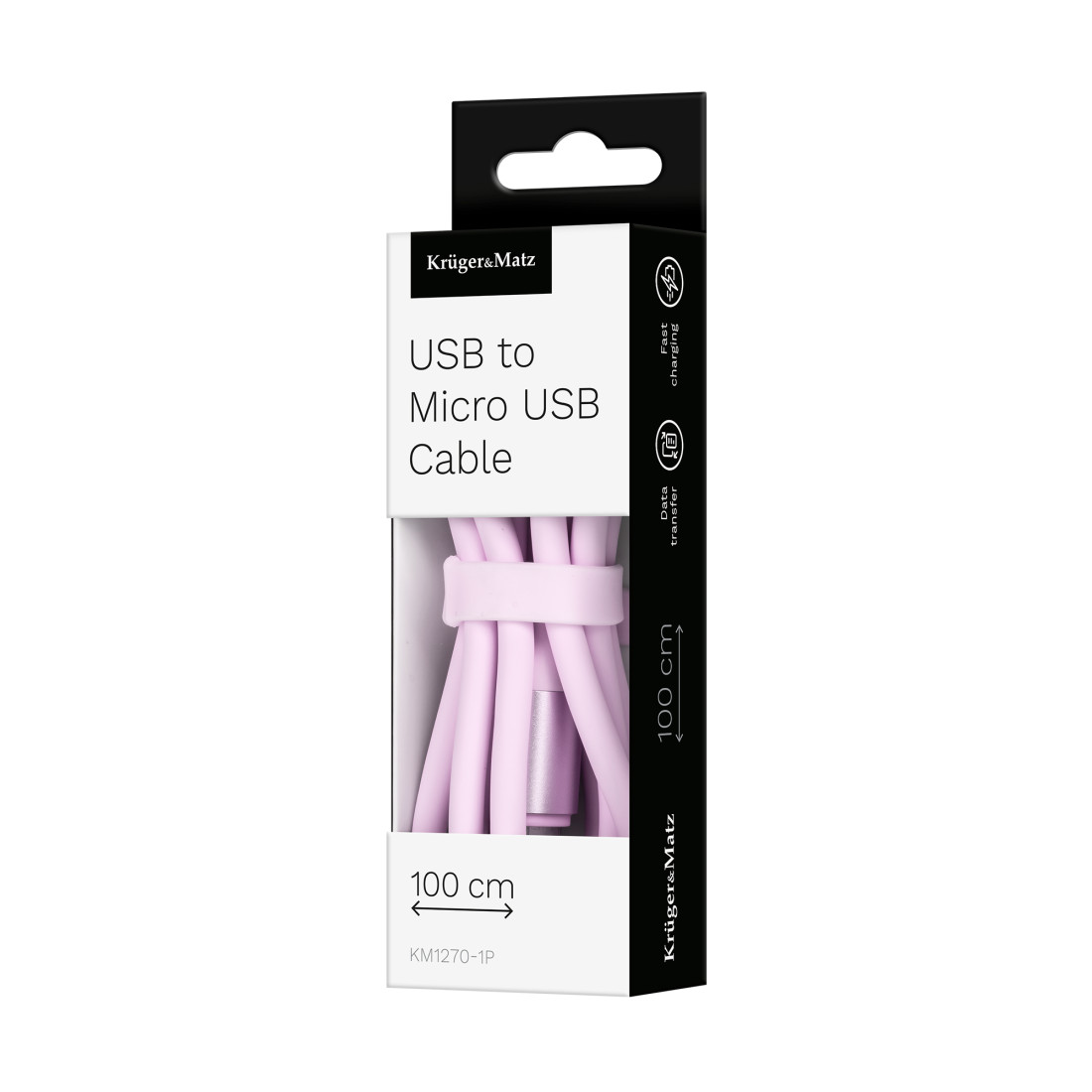 CABLU SILICON USB-MICRO USB 1M BASIC KRUGER&MATZ