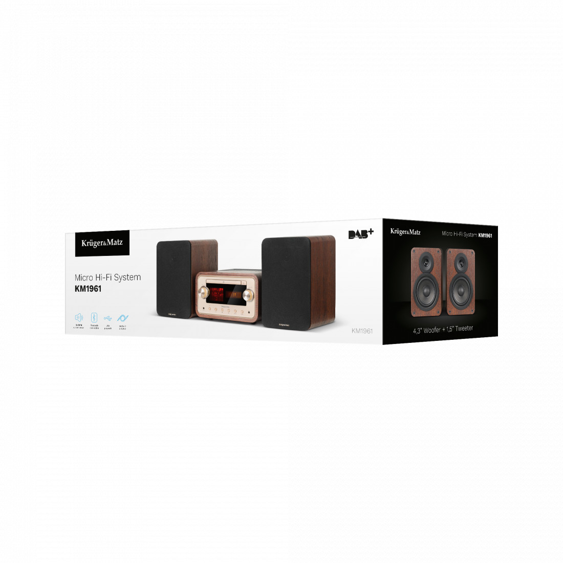 SISTEM HI-FI AMPLIFICARE CU LAMPI KRUGER&MATZ