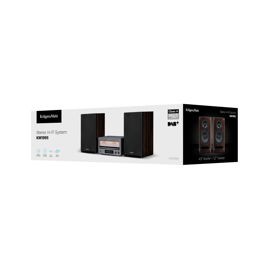 SISTEM HI-FI CD USB BT FM DAB+ KRUGER&MATZ