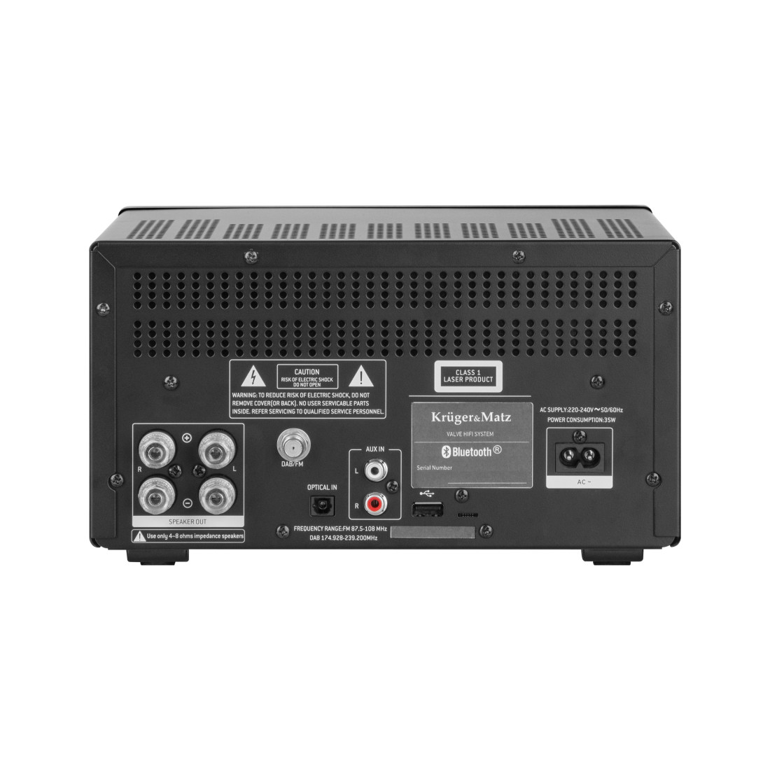AMPLIFICATOR USB BT FM DAB+ KRUGER&MATZ