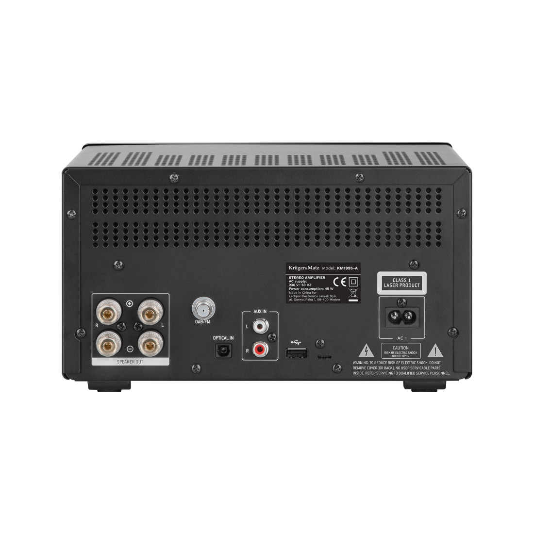 AMPLIFICATOR USB BT FM DAB+ KRUGER&MATZ