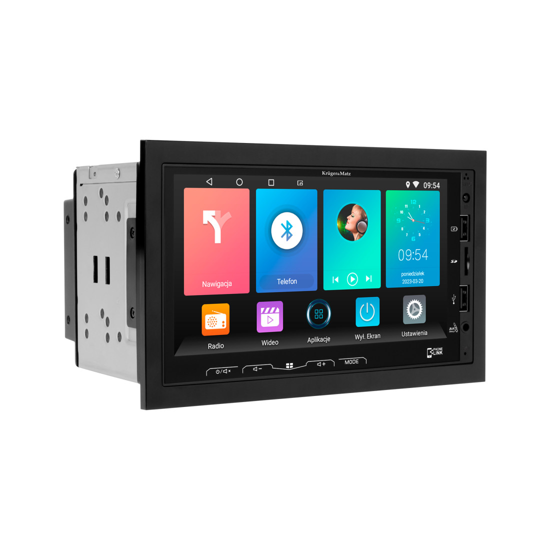 PLAYER AUTO 2 DIN 4X45W ANDROID 13 KRUGER&MATZ