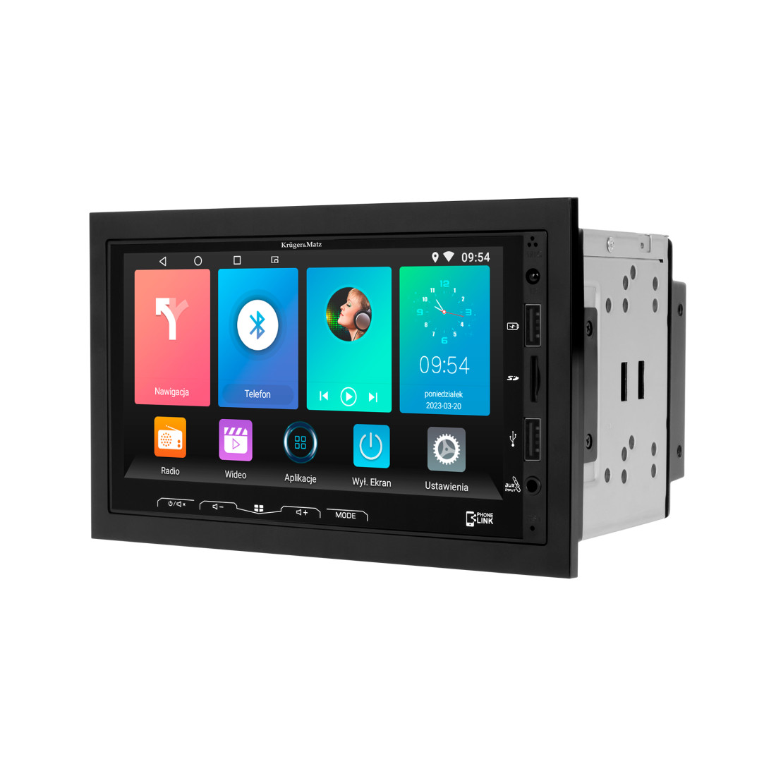 PLAYER AUTO 2 DIN 4X45W ANDROID 13 KRUGER&MATZ