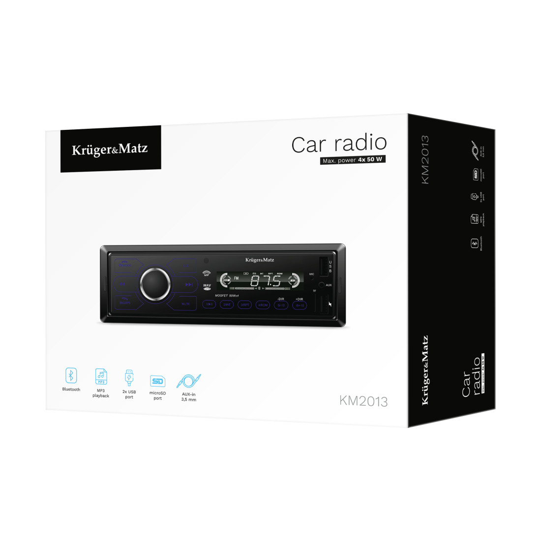 PLAYER AUTO 1 DIN 4X50W KRUGER&MATZ