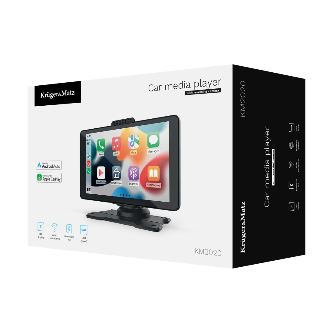STATIE MULTIMEDIA ANDROID AUTO APPLE CAR KRUGER&MATZ