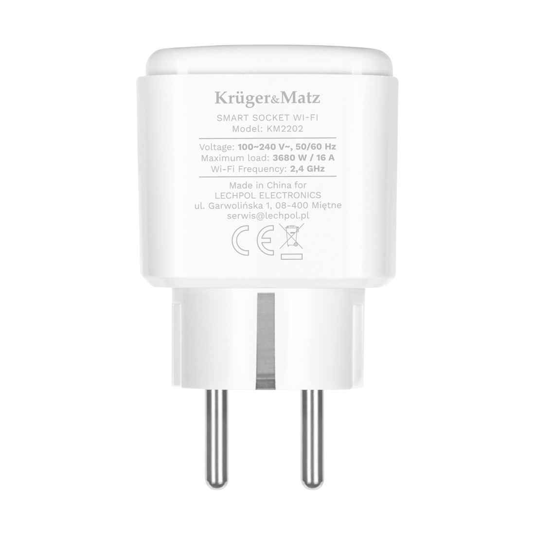PRIZA SMART WIFI CONNECT P4 TUYA KRUGER&MATZ