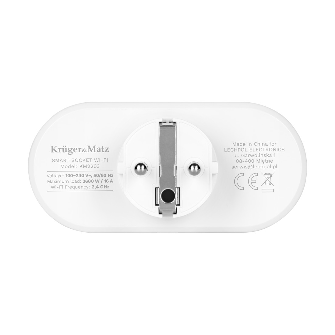 PRIZA SMART WIFI CONNECT P5 TUYA KRUGER&MATZ